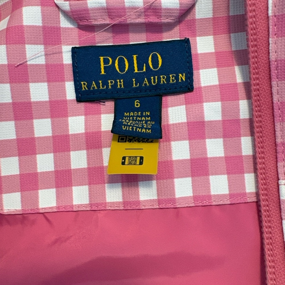 Polo by Ralph Lauren Pink Checkered Jacket - Picture 2 of 3